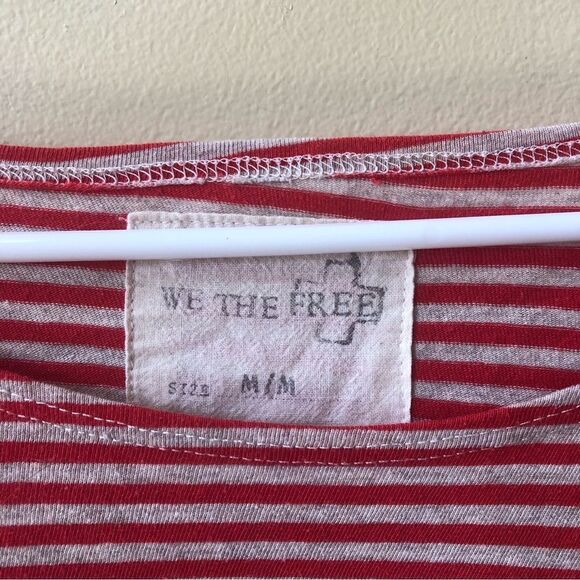 We The Free Striped Peplum Top - Picture 3 of 5